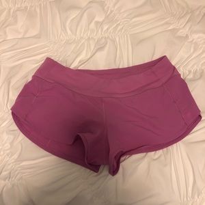 Magenta glow lululemon speed up shorts